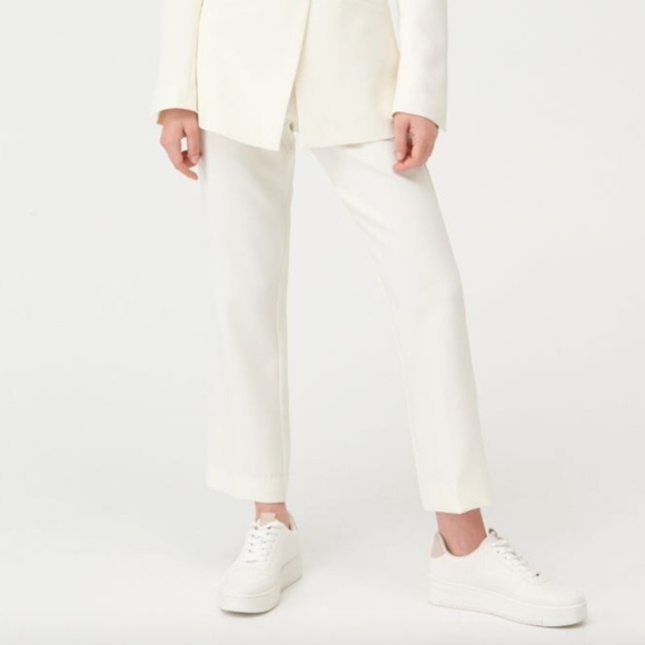 White Suit Pants | Elegant & Versatile | Size XS/S | NWOT - Picture 1 of 2